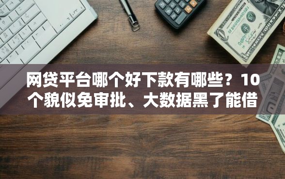 网贷平台哪个好下款有哪些？10个貌似免审批、大数据黑了能借款的平台合集