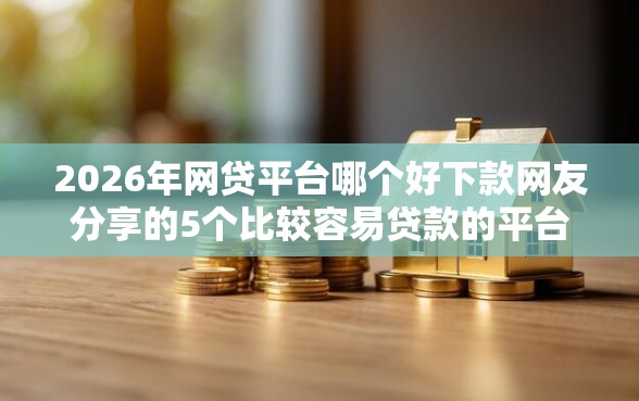 2026年网贷平台哪个好下款网友分享的5个比较容易贷款的平台我觉得不错！