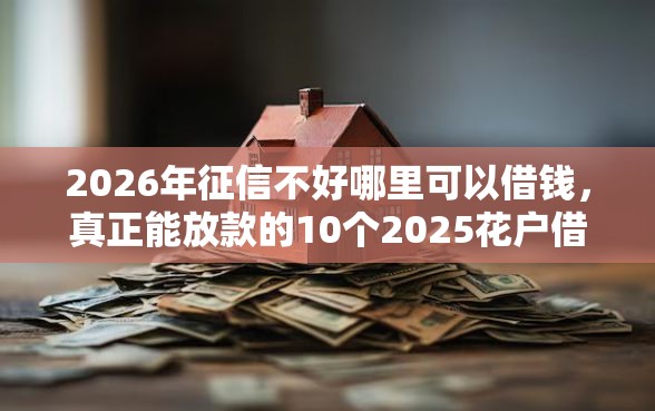 2026年征信不好哪里可以借钱，真正能放款的10个2025花户借钱的平台100%能借到推荐