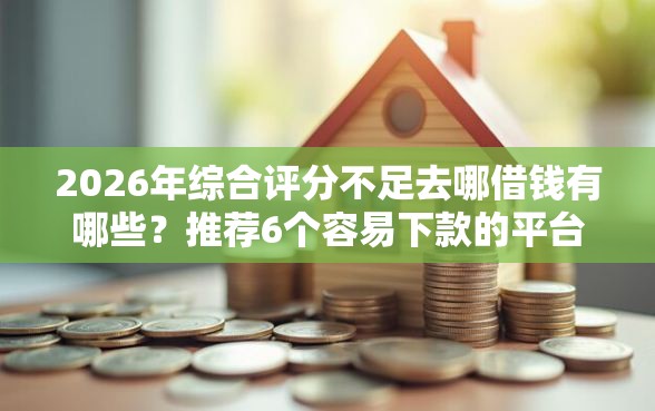 2026年综合评分不足去哪借钱有哪些？推荐6个容易下款的平台