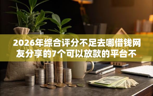 2026年综合评分不足去哪借钱网友分享的7个可以放款的平台不查征信我觉得不错！