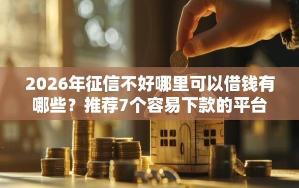 2026年征信不好哪里可以借钱有哪些?推荐7个容易下款的平台 2026年征信不好哪里可以借钱有哪些?推荐7个容易下款的平台