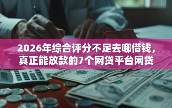 2026年综合评分不足去哪借钱，真正能放款的7个网贷平台网贷怎么样推荐