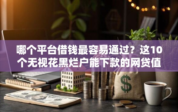哪个平台借钱最容易通过？这10个无视花黑烂户能下款的网贷值得一试