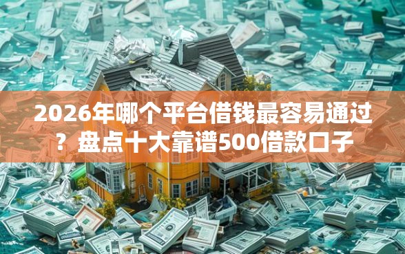 2026年哪个平台借钱最容易通过？盘点十大靠谱500借款口子