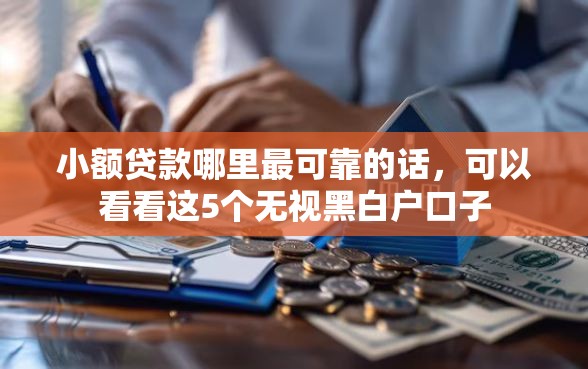 小额贷款哪里最可靠的话，可以看看这5个无视黑白户口子
