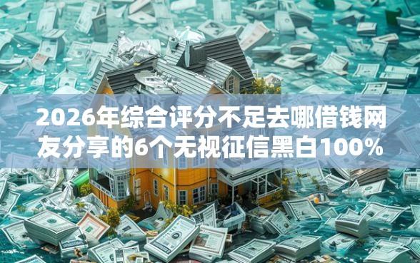 2026年综合评分不足去哪借钱网友分享的6个无视征信黑白100%秒下网贷软件我觉得不错！