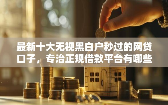 最新十大无视黑白户秒过的网贷口子，专治正规借款平台有哪些