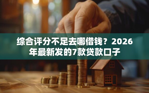 综合评分不足去哪借钱？2026年最新发的7款贷款口子