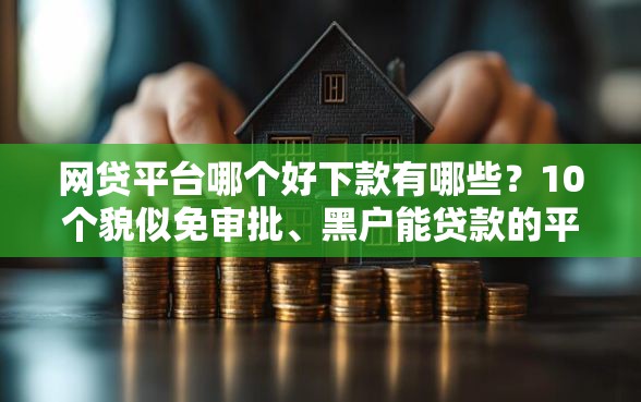 网贷平台哪个好下款有哪些？10个貌似免审批、黑户能贷款的平台有什么合集