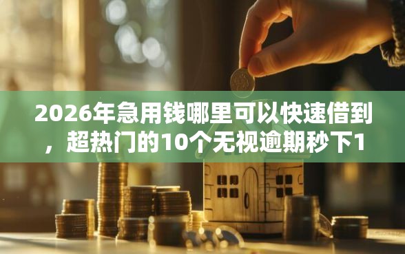 2026年急用钱哪里可以快速借到，超热门的10个无视逾期秒下100%款的口子推荐