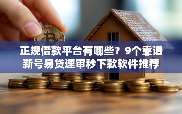 正规借款平台有哪些？9个靠谱新号易贷速审秒下款软件推荐