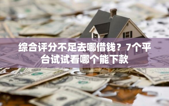 综合评分不足去哪借钱？7个平台试试看哪个能下款
