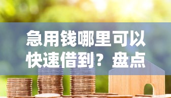 急用钱哪里可以快速借到？盘点6个贷款平台怎么注销给你参考