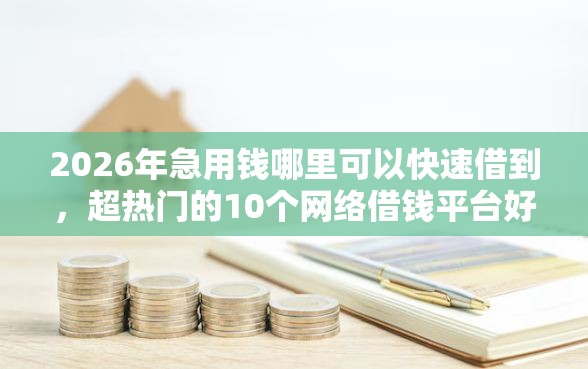 2026年急用钱哪里可以快速借到，超热门的10个网络借钱平台好推荐