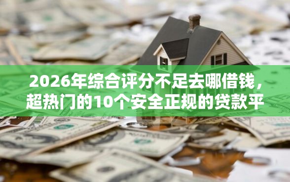 2026年综合评分不足去哪借钱，超热门的10个安全正规的贷款平台推荐
