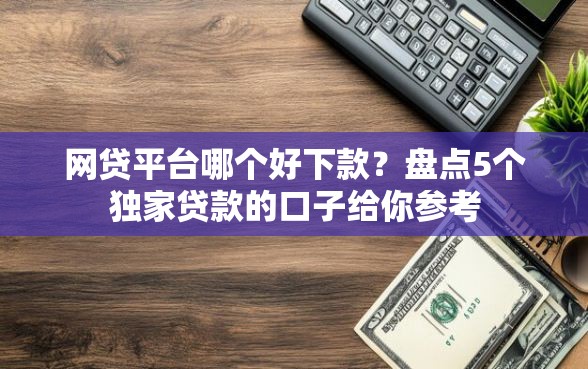 网贷平台哪个好下款？盘点5个独家贷款的口子给你参考