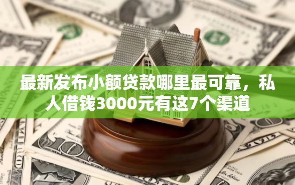 最新发布小额贷款哪里最可靠，私人借钱3000元有这7个渠道