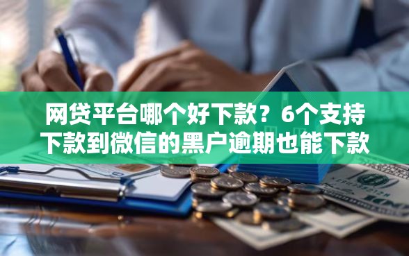网贷平台哪个好下款？6个支持下款到微信的黑户逾期也能下款的网贷