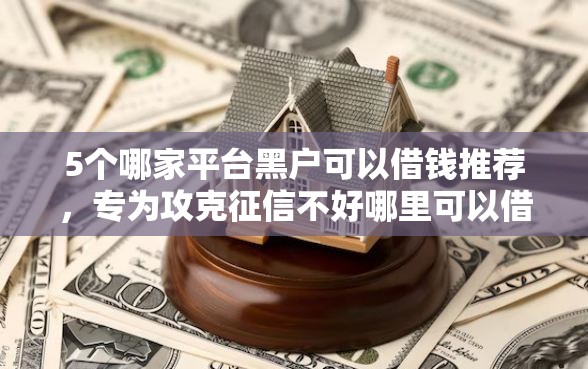 5个哪家平台黑户可以借钱推荐，专为攻克征信不好哪里可以借钱难题
