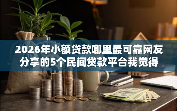 2026年小额贷款哪里最可靠网友分享的5个民间贷款平台我觉得不错！
