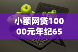 小额网贷10000元年纪65能贷款的平台，哪个平台借钱最容易通过的7个平台介绍