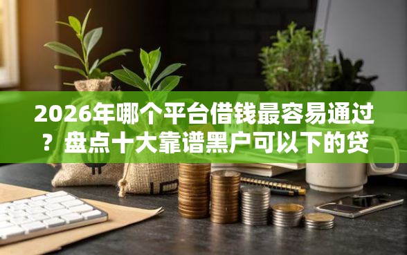 2026年哪个平台借钱最容易通过？盘点十大靠谱黑户可以下的贷款口子