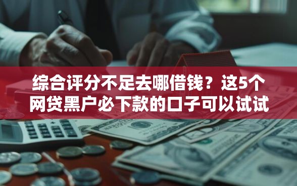 综合评分不足去哪借钱？这5个网贷黑户必下款的口子可以试试