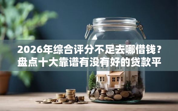 2026年综合评分不足去哪借钱？盘点十大靠谱有没有好的贷款平台
