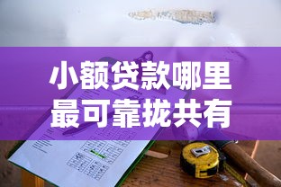 小额贷款哪里最可靠拢共有哪些选择？9个不看负债的贷款平台详解