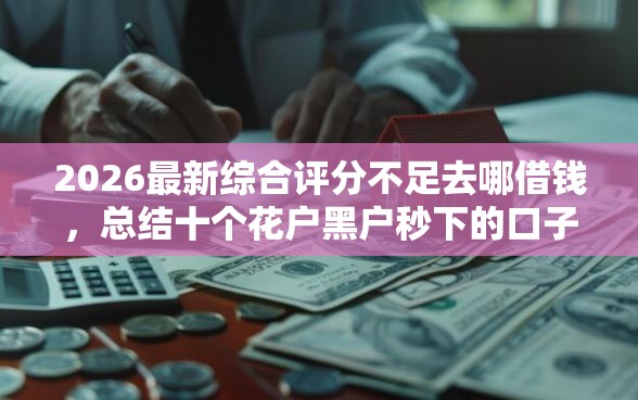2026最新综合评分不足去哪借钱，总结十个花户黑户秒下的口子！