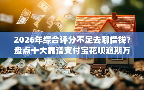 2026年综合评分不足去哪借钱？盘点十大靠谱支付宝花呗逾期万元快速贷款app