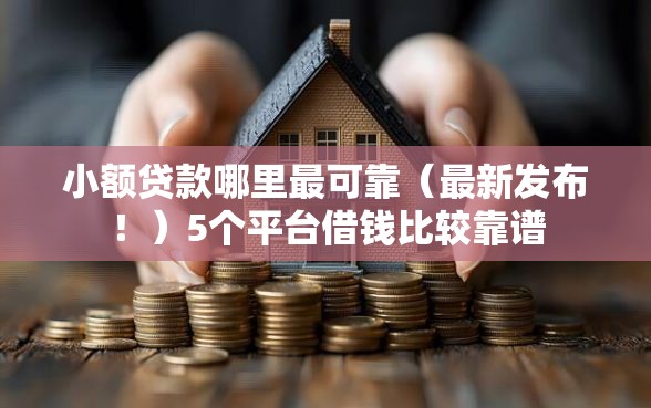小额贷款哪里最可靠（最新发布！）5个平台借钱比较靠谱