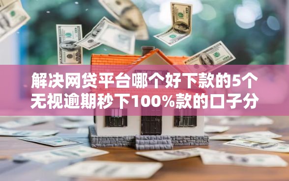 解决网贷平台哪个好下款的5个无视逾期秒下100%款的口子分享