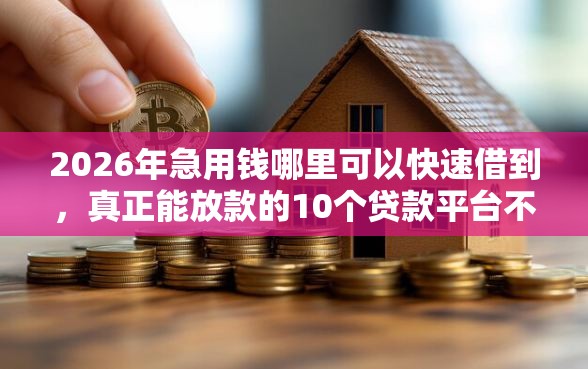 2026年急用钱哪里可以快速借到，真正能放款的10个贷款平台不上征信推荐