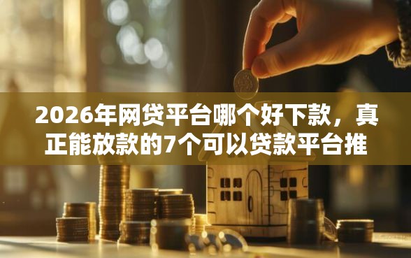 2026年网贷平台哪个好下款，真正能放款的7个可以贷款平台推荐