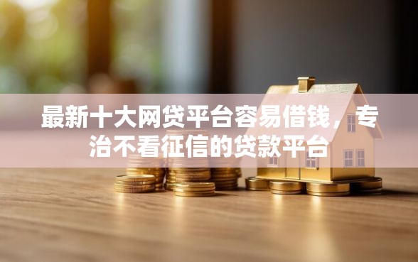 最新十大网贷平台容易借钱，专治不看征信的贷款平台