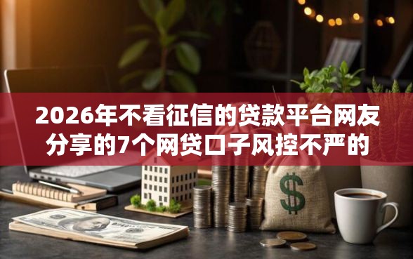 2026年不看征信的贷款平台网友分享的7个网贷口子风控不严的平台我觉得不错！