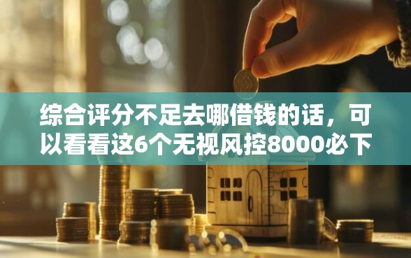 综合评分不足去哪借钱的话，可以看看这6个无视风控8000必下口子