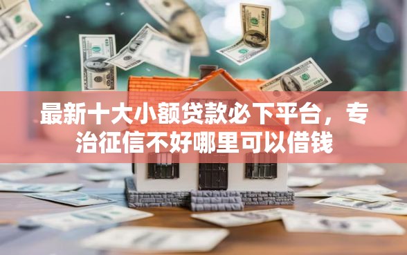 最新十大小额贷款必下平台，专治征信不好哪里可以借钱