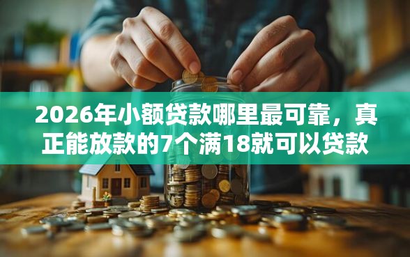 2026年小额贷款哪里最可靠，真正能放款的7个满18就可以贷款的平台推荐