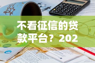 不看征信的贷款平台？2026最新测评10个那些平台60—65岁可以借钱