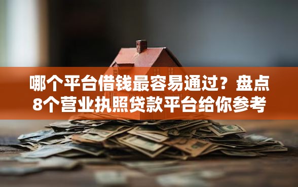 哪个平台借钱最容易通过？盘点8个营业执照贷款平台给你参考