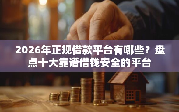 2026年正规借款平台有哪些？盘点十大靠谱借钱安全的平台