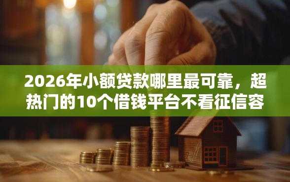 2026年小额贷款哪里最可靠，超热门的10个借钱平台不看征信容易通过的口子推荐