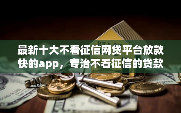 最新十大不看征信网贷平台放款快的app，专治不看征信的贷款平台