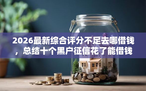 2026最新综合评分不足去哪借钱，总结十个黑户征信花了能借钱的平台！