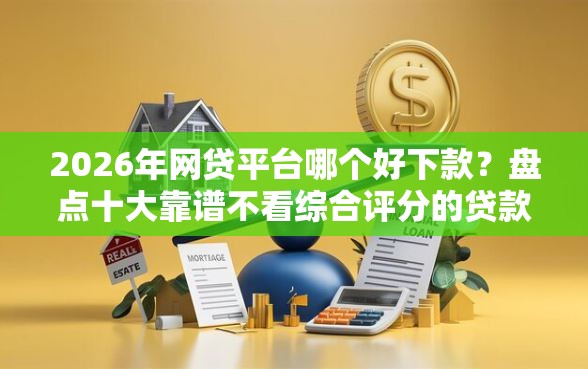 2026年网贷平台哪个好下款？盘点十大靠谱不看综合评分的贷款平台