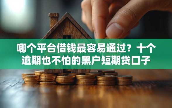 哪个平台借钱最容易通过？十个逾期也不怕的黑户短期贷口子