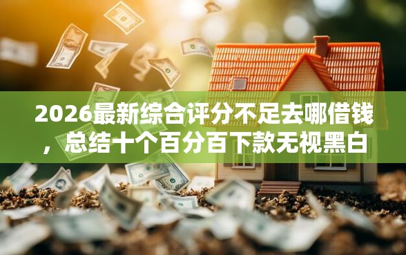 2026最新综合评分不足去哪借钱，总结十个百分百下款无视黑白户网贷软件！